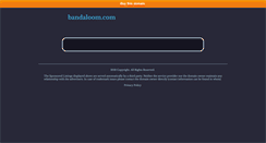 Desktop Screenshot of bandaloom.com