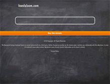 Tablet Screenshot of bandaloom.com